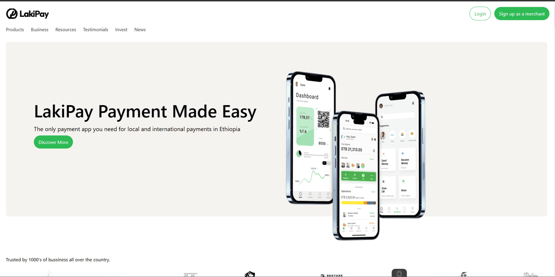 lakipay website dashboard